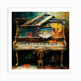 Grand Piano 1 Art Print