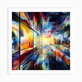 Noname Glass Art 6 Art Print