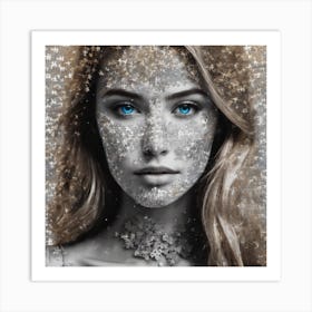 Jigsaw Puzzle portait Art Print