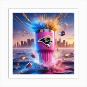 LA Rams Standley Art Print