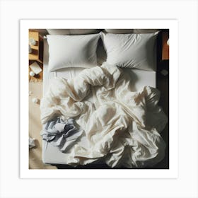 Bed art Art Print