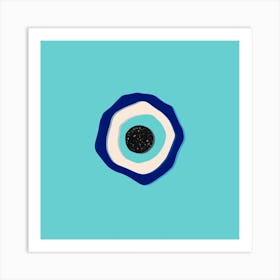 Universe eyes Art Print