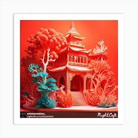 Chinese House Art Print