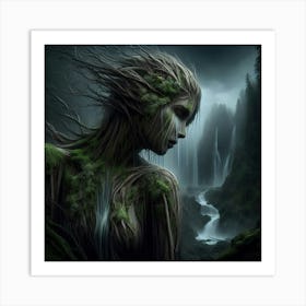 Forest Woman Art Print