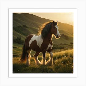 Clydesdale Horse 2 Art Print