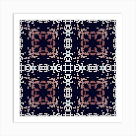 Pixel Pattern 3 Art Print