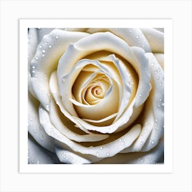 White Rose Art Print