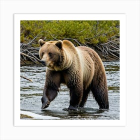 Grizzly Bear 15 Art Print