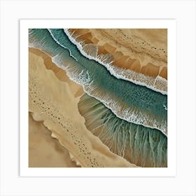 Default Beach Patterns I Art 2 Art Print