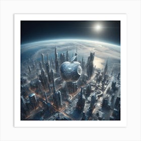 Apple City 2 Art Print