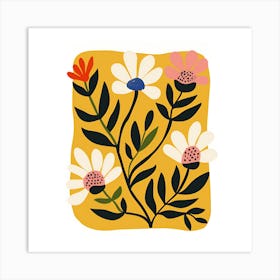 Flower Print Art Print