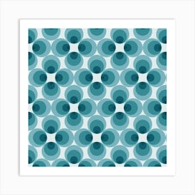 Modern Retro Pattern 28 Art Print