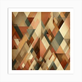 Abstract Geometric Pattern 59 Art Print