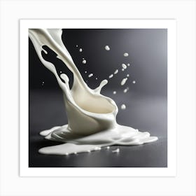 Spilled Milk Art Print