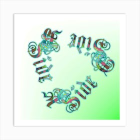 I Love You Art Print