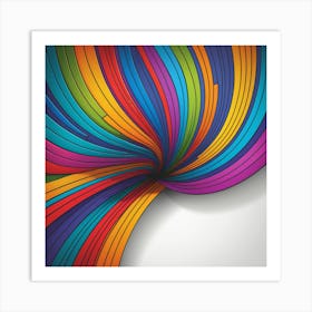 Abstract Swirl Background Art Print