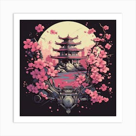 Cherry Blossoms Art Print