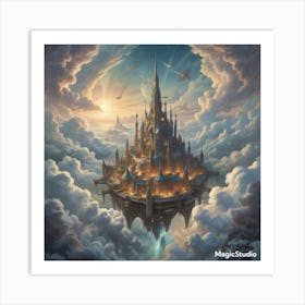 Castle In The Sky Art Print