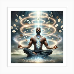 Meditation With Money Art Print