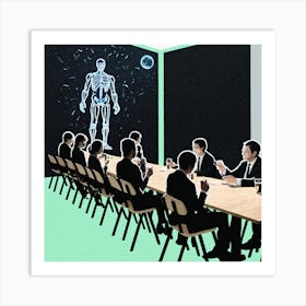 Meeting Of The Minds Art Print