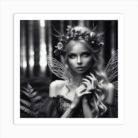 Fairy In The Forest 27 Art Print