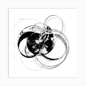 Circles - 001 Art Print