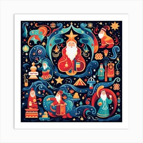 Santa Claus 39 Art Print