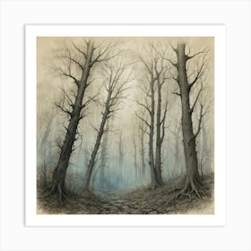 Dark Forest Art Print