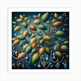 Tree Of Pearls Art Print