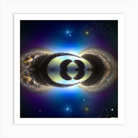 Galaxy In Space Art Print