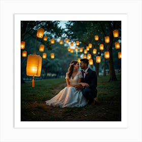 Default Wish Lanterns For Love Art Print 2 Art Print