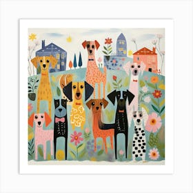 Puppy Love Palette 11 Art Print