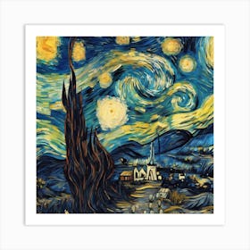 Starry Night 29 Art Print