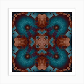 Delicate Blue Pattern Art Print