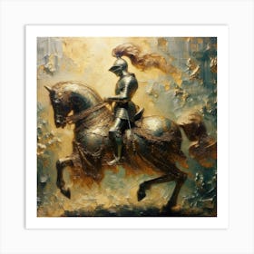 Medieval knight 2 Art Print