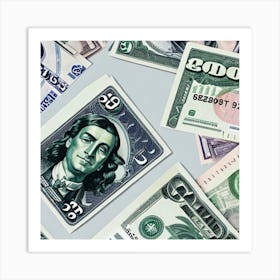 Money in year 2030 Art Print