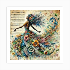 Flower Dancer Art Print