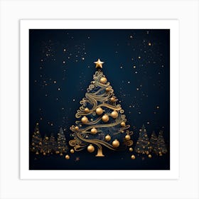 Elegant Christmas Design Series036 Art Print