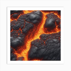 Lava Flow 43 Art Print