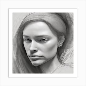 Portrait Of A Woman 2 Art Print