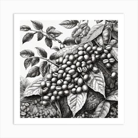 Coffee Beans 213 Art Print