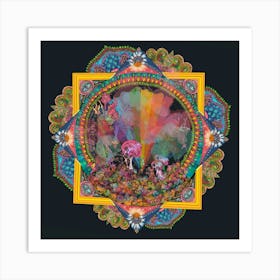 Traveller mandala. Art Print