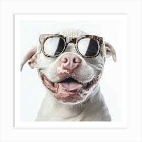 Dog In Sunglasses 3 Art Print