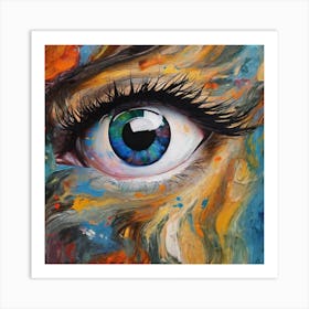 Eye Of The Tiger Art Print