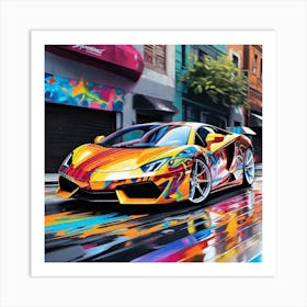 Lamborghini 82 Art Print