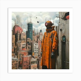 Futuristic Cityscape 6 Art Print