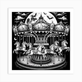 Carousel Art Print