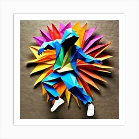 Origami Dancer 73 Art Print