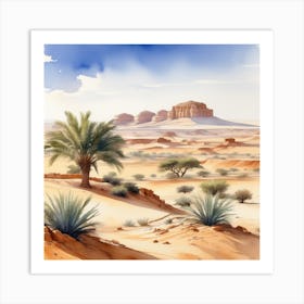 Desert Landscape 132 Art Print