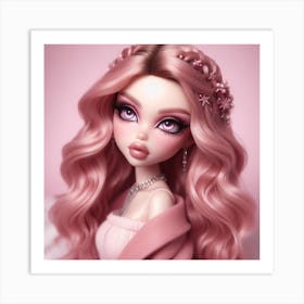 Doll With Long Hair 1 Art Print